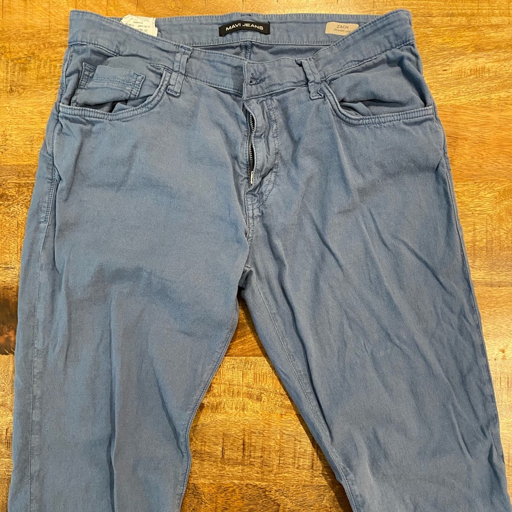 Mavi blue lightweight jeans zach strt leg 35/34